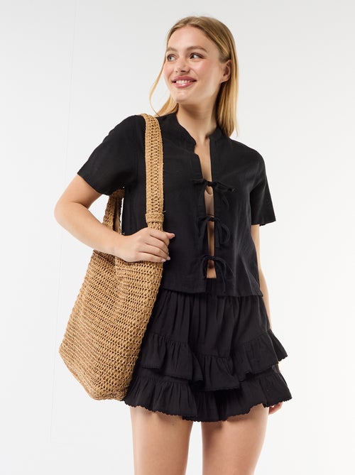 Gelaagde rok met volants - Kiabi