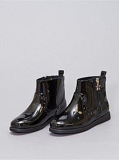 Gelakte laarzen met studs - Kiabi