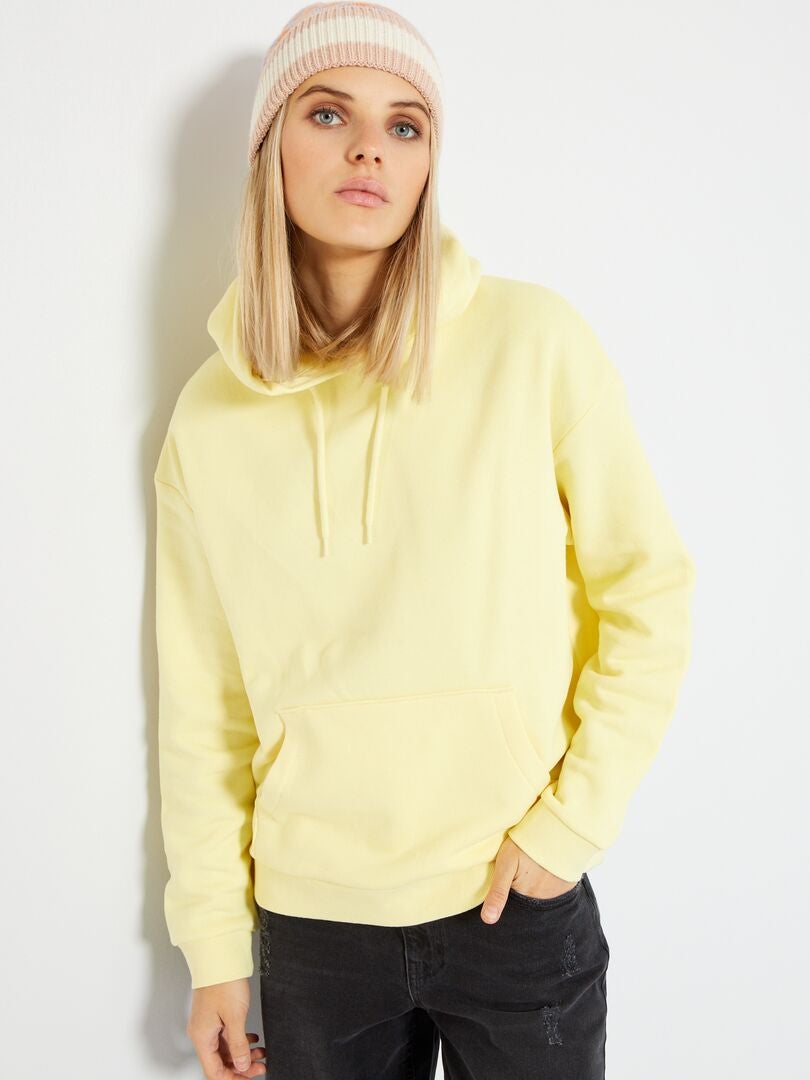 gele hoodie