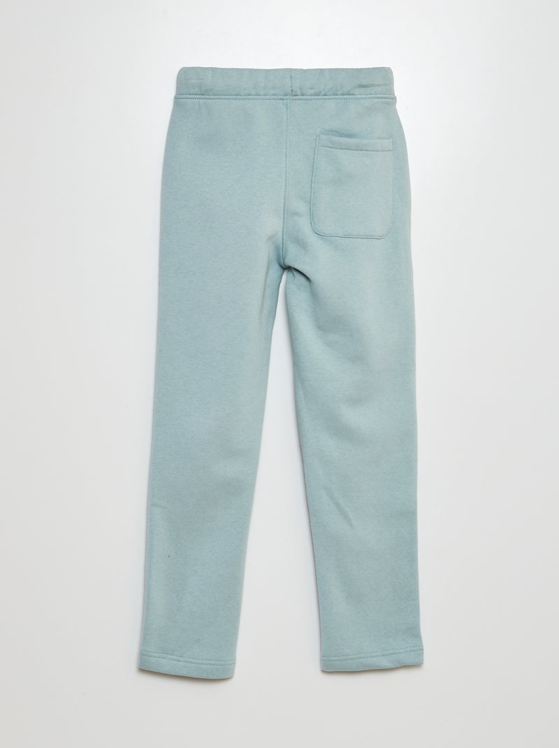 Gemêleerde joggingbroek met verstelbare tailleband BLAUW - Kiabi