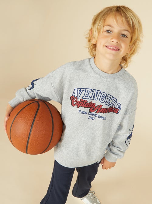 Gemêleerde sweater 'Captain America' - Kiabi