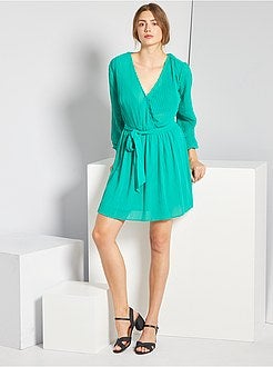 Geplooide jurk - Kiabi