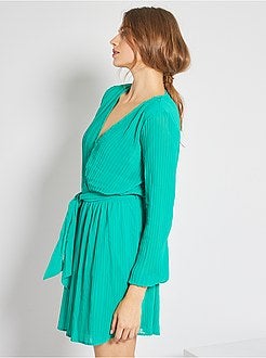 Geplooide jurk - Kiabi