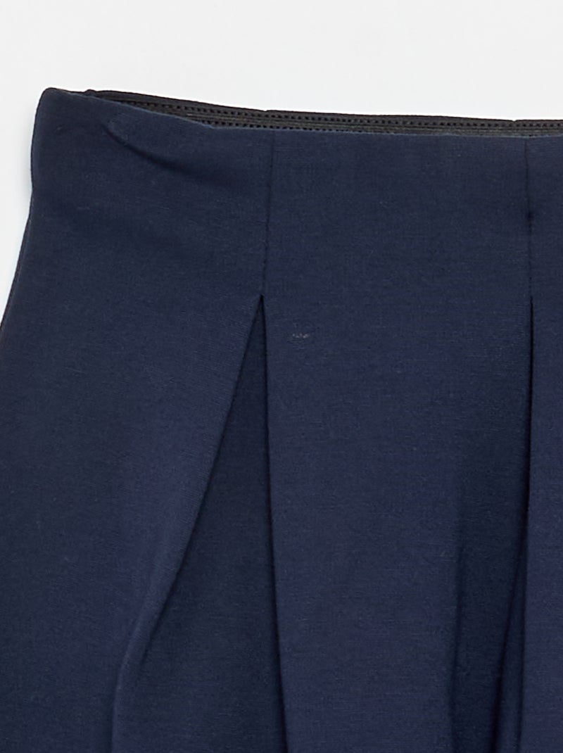 Geplooide rok Blauw - Kiabi