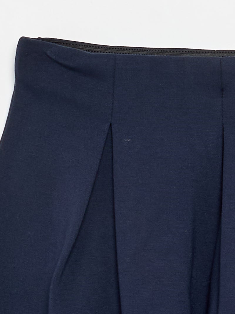 Geplooide rok Blauw - Kiabi