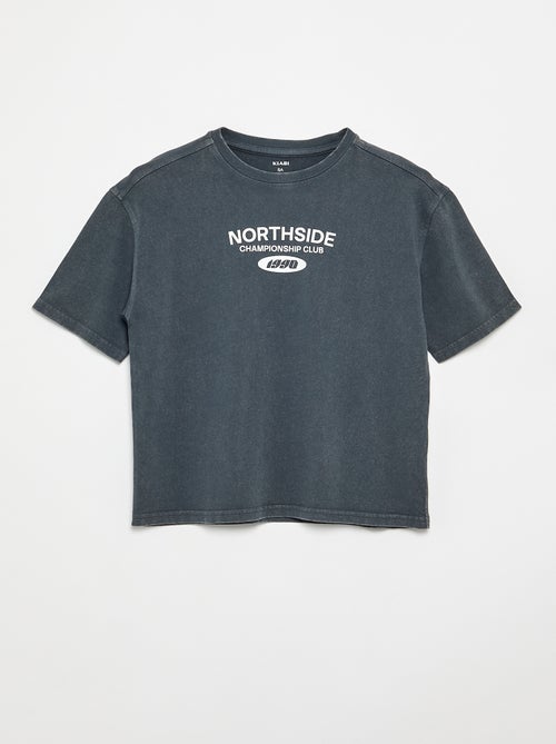 Geprint T-shirt met korte mouwen - Kiabi