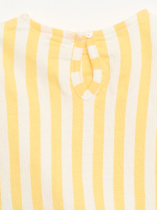 Geprint T-shirt met ruches - Kiabi