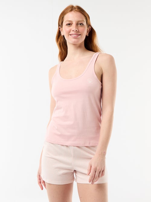 Geprinte pyjamashort - 2-delig - Kiabi