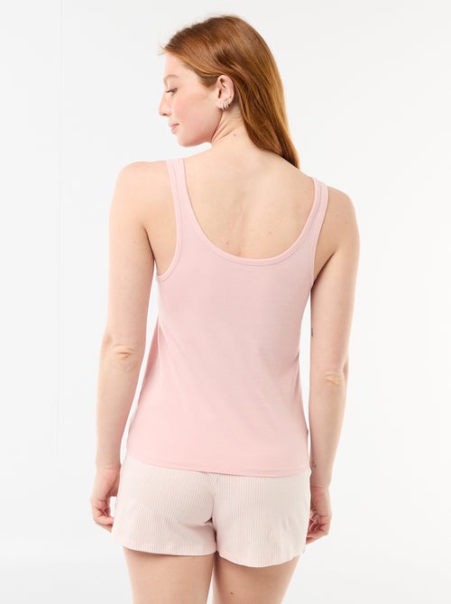 Geprinte pyjamashort - 2-delig - Kiabi