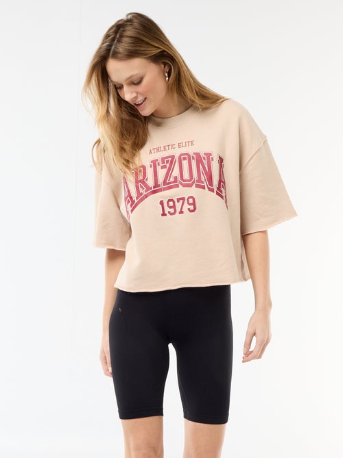 Geribbeld fietsbroekje - Kiabi