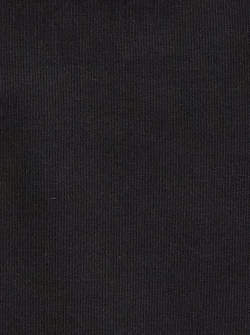 Geribbelde top met ronde hals - Kiabi