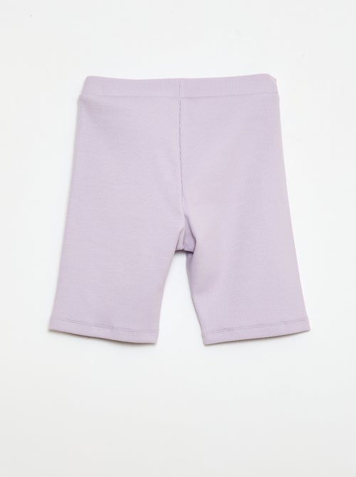 Geribbelde wielrenshort - Kiabi