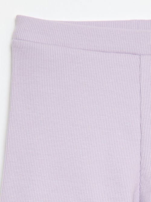 Geribbelde wielrenshort - Kiabi