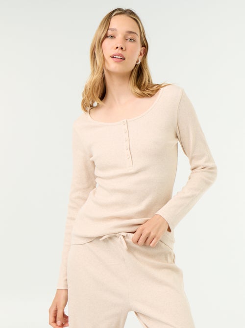 Geribd pyjama T-shirt - Kiabi