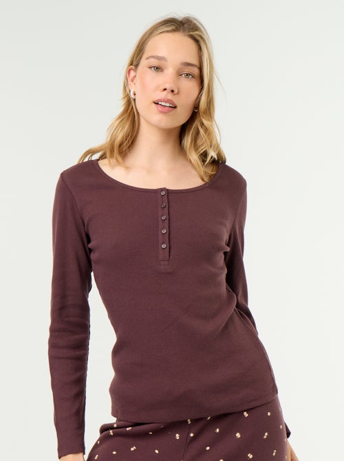 Geribd pyjama T-shirt - Kiabi