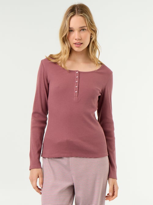 Geribd pyjama T-shirt - Kiabi
