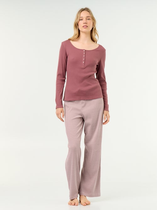 Geribd pyjama T-shirt - Kiabi