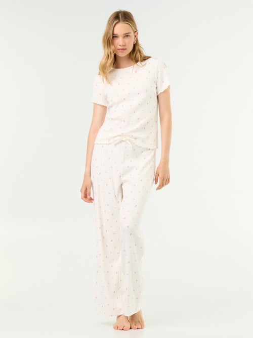Geribd pyjama T-shirt - Kiabi
