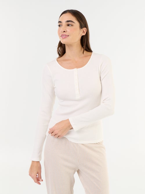 Geribd pyjama T-shirt - Kiabi