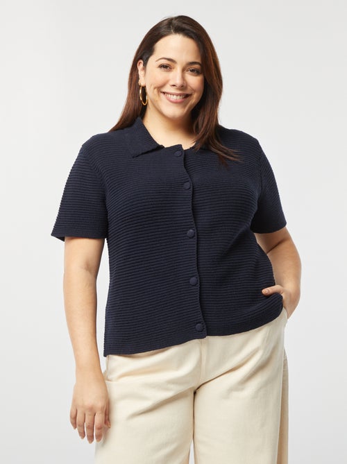 Geribd vestje met korte mouwen - Kiabi