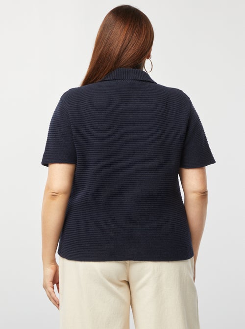 Geribd vestje met korte mouwen - Kiabi