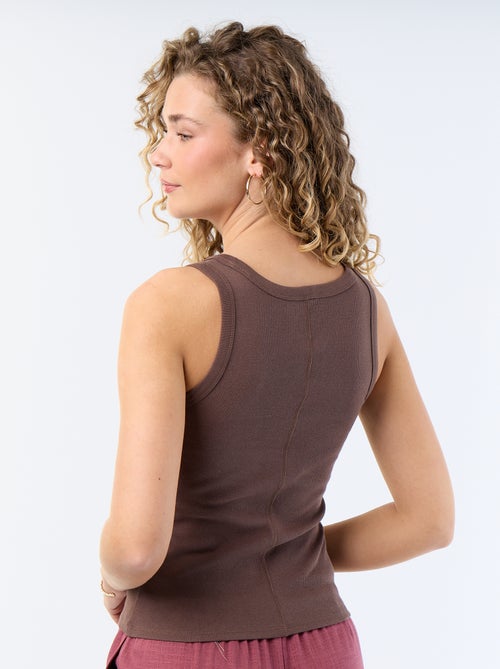 Geribde basic top - Kiabi Geribde basic top - Kiabi