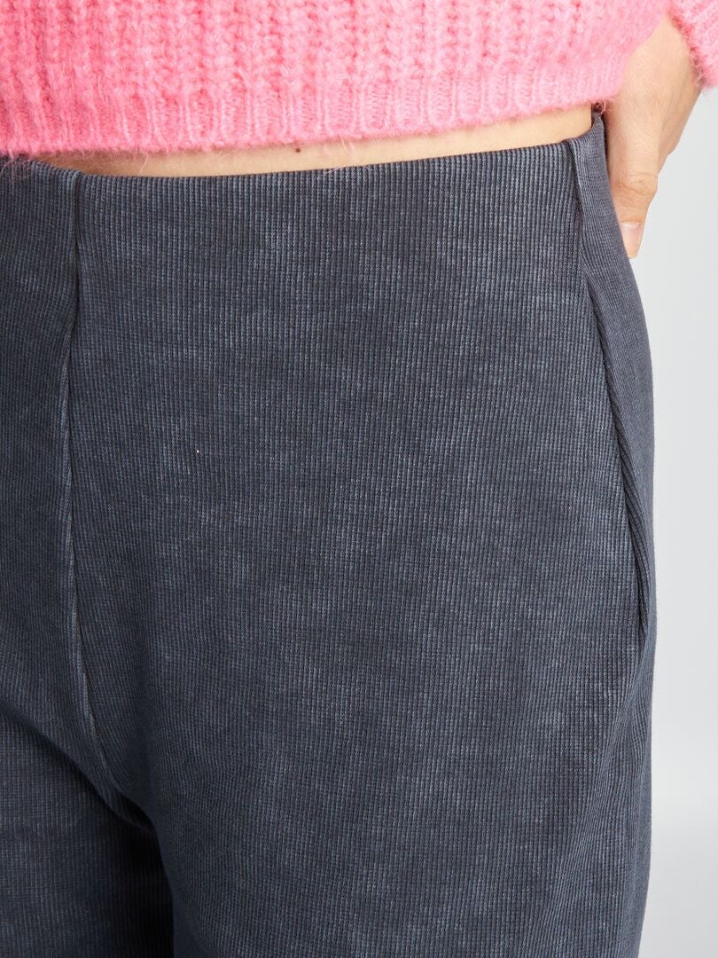 Open slip met hoge taille - set van 3 , chiné grijs
