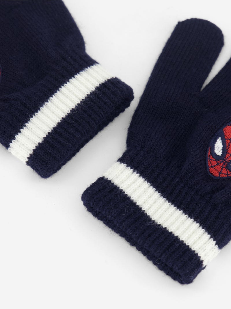 Geribde 'Spiderman'-handschoenen Blauw - Kiabi