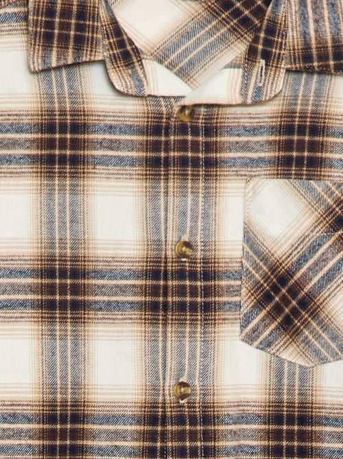 Geruit, flanellen overhemd - Kiabi