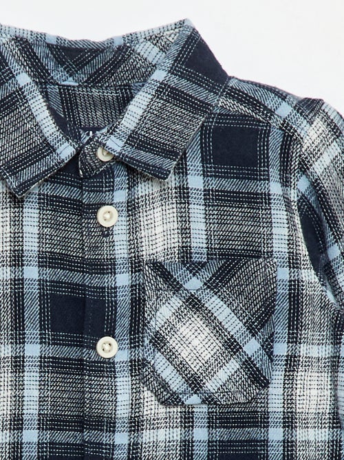 Geruit, flanellen overhemd - Kiabi