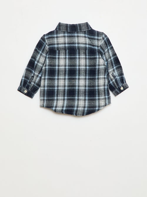 Geruit, flanellen overhemd - Kiabi