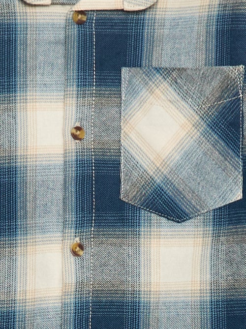 Geruit, flanellen overhemd - Kiabi