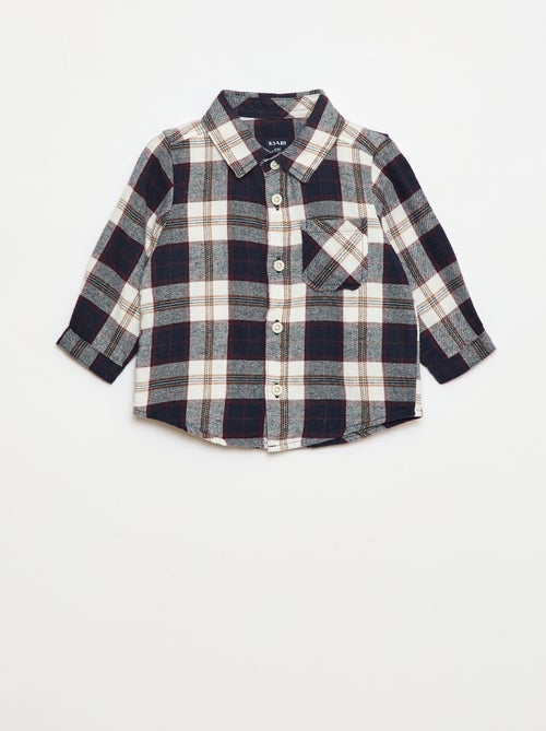 Geruit, flanellen overhemd - Kiabi