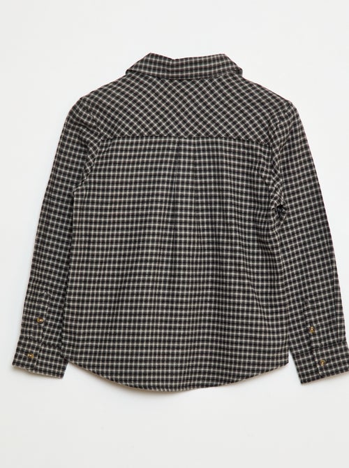 Geruit, flanellen overhemd - Kiabi