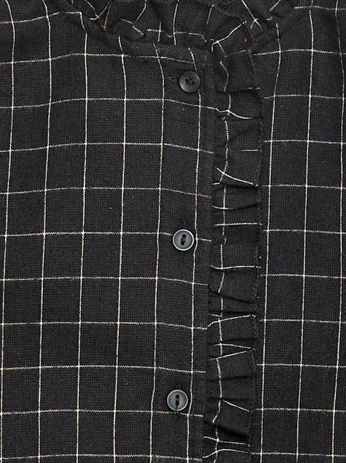 Geruit overhemd in Victoriaanse stijl - Kiabi