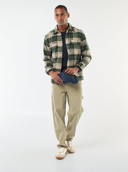 Geruit overshirt - Kiabi