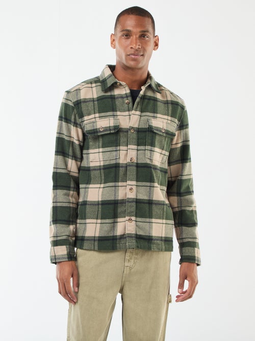 Geruit overshirt - Kiabi