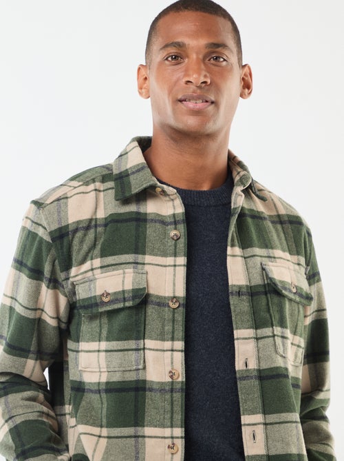 Geruit overshirt - Kiabi