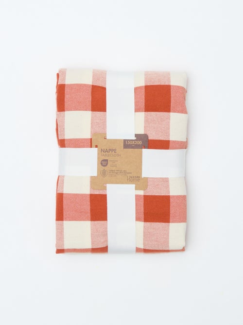 Geruit tafelkleed 150 x 200 cm - Kiabi Home - Kiabi Geruit tafelkleed 150 x 200 cm - Kiabi Home - Kiabi