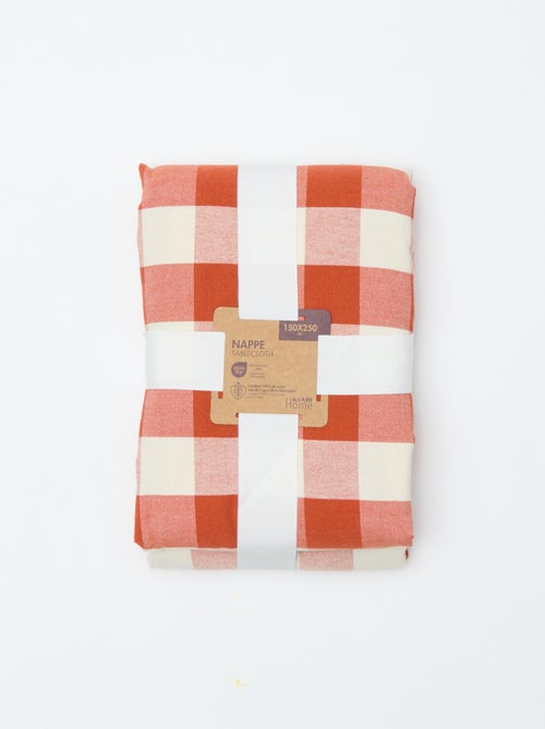 Geruit tafelkleed 150 x 250 cm - Kiabi Home - Kiabi Geruit tafelkleed 150 x 250 cm - Kiabi Home - Kiabi