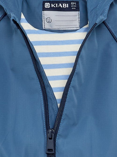 Geruit windjack met capuchon - Kiabi