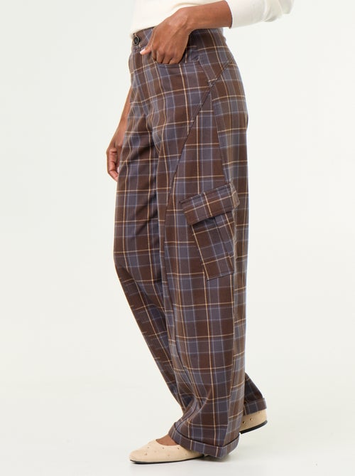 Geruite ballonbroek - Kiabi