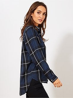 Geruite blouse - Kiabi