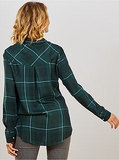 Geruite blouse - Kiabi