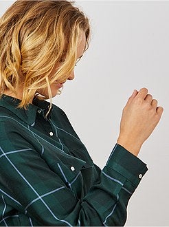Geruite blouse - Kiabi