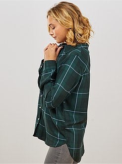 Geruite blouse - Kiabi