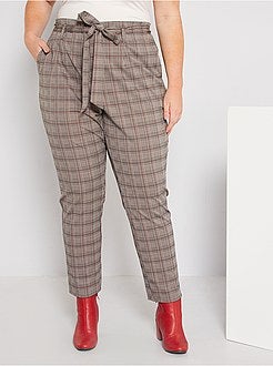 Geruite broek - Kiabi