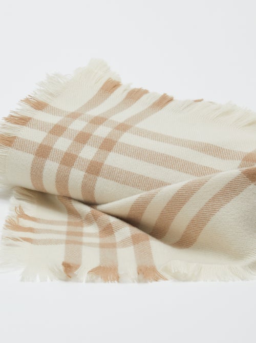 Geruite deken 160 x 130 cm - Kiabi Home - Kiabi