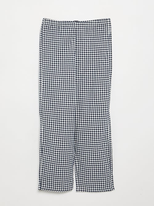 Geruite flanellen pyjama - Kiabi Geruite flanellen pyjama - Kiabi