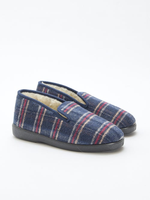 Geruite pantoffels - Kiabi